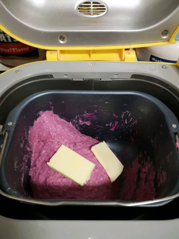 蓝莓爆浆芝士欧包