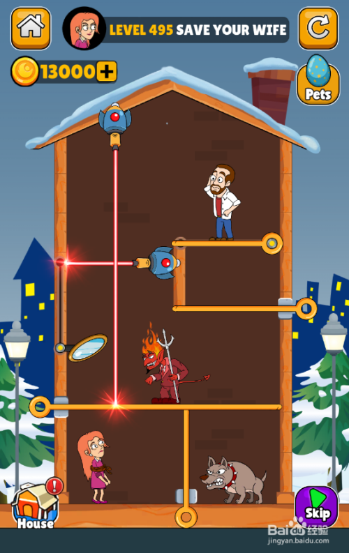 Home Pin的Level 495如何过关