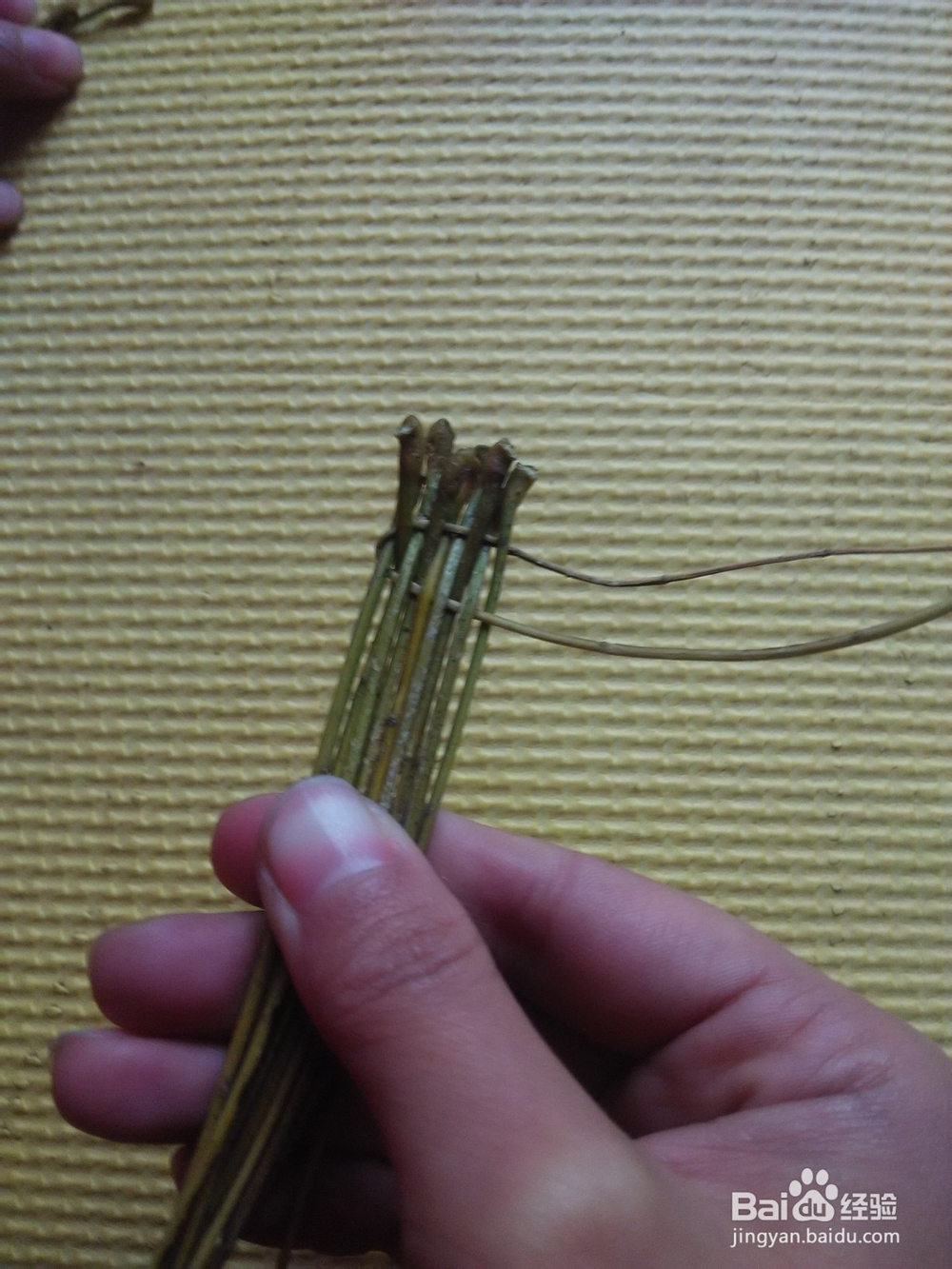 玩具小笊篱编制方法