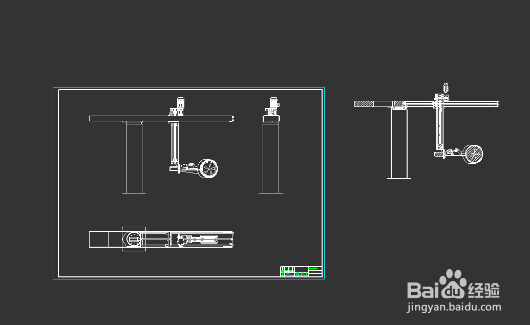 机械毕设：总装配图（Cad预处理1）