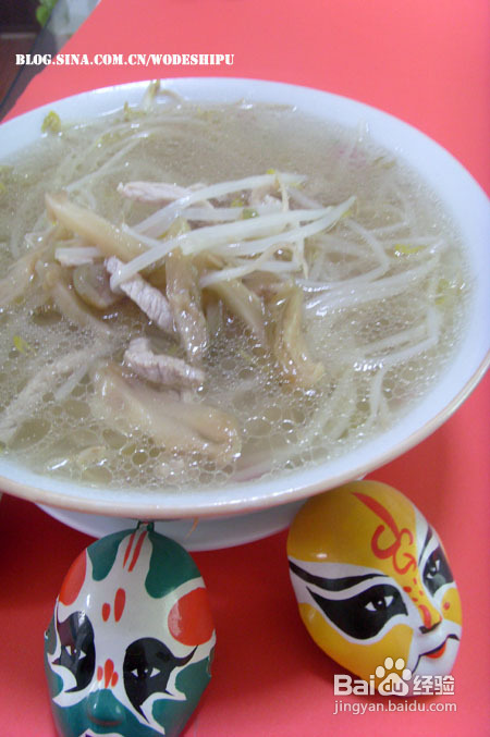 超级下饭的一碗汤——豆芽肉丝汤