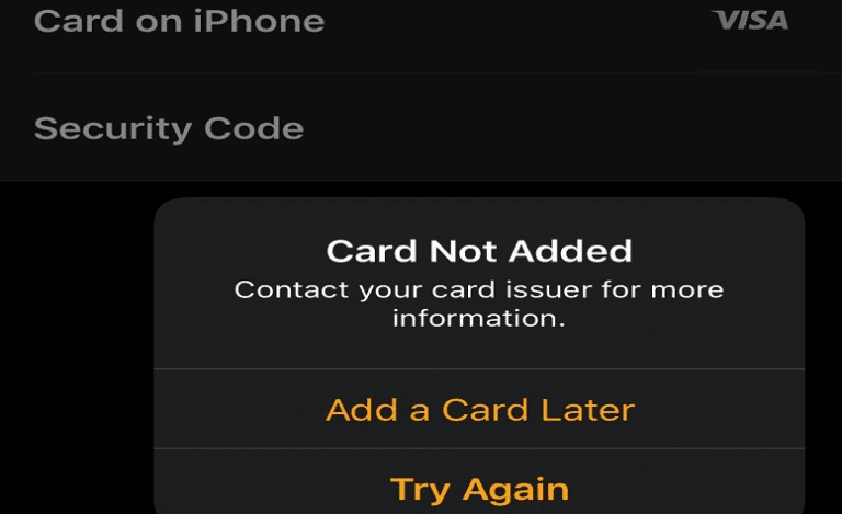 如何修复Apple Pay不能添加卡的问题