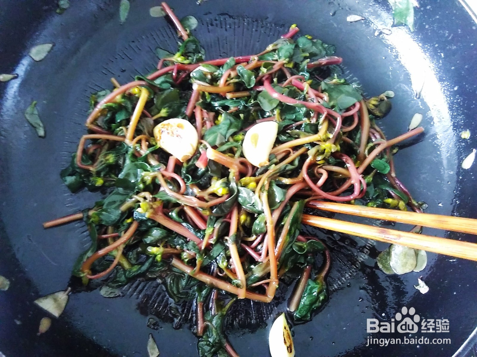 这样素炒马齿苋，超好吃