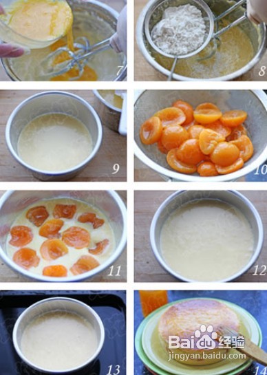 杏子乳酪蛋糕的做法