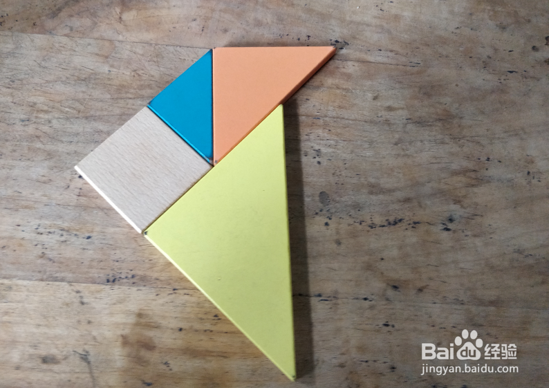 用七巧板怎样拼一条鳙鱼?