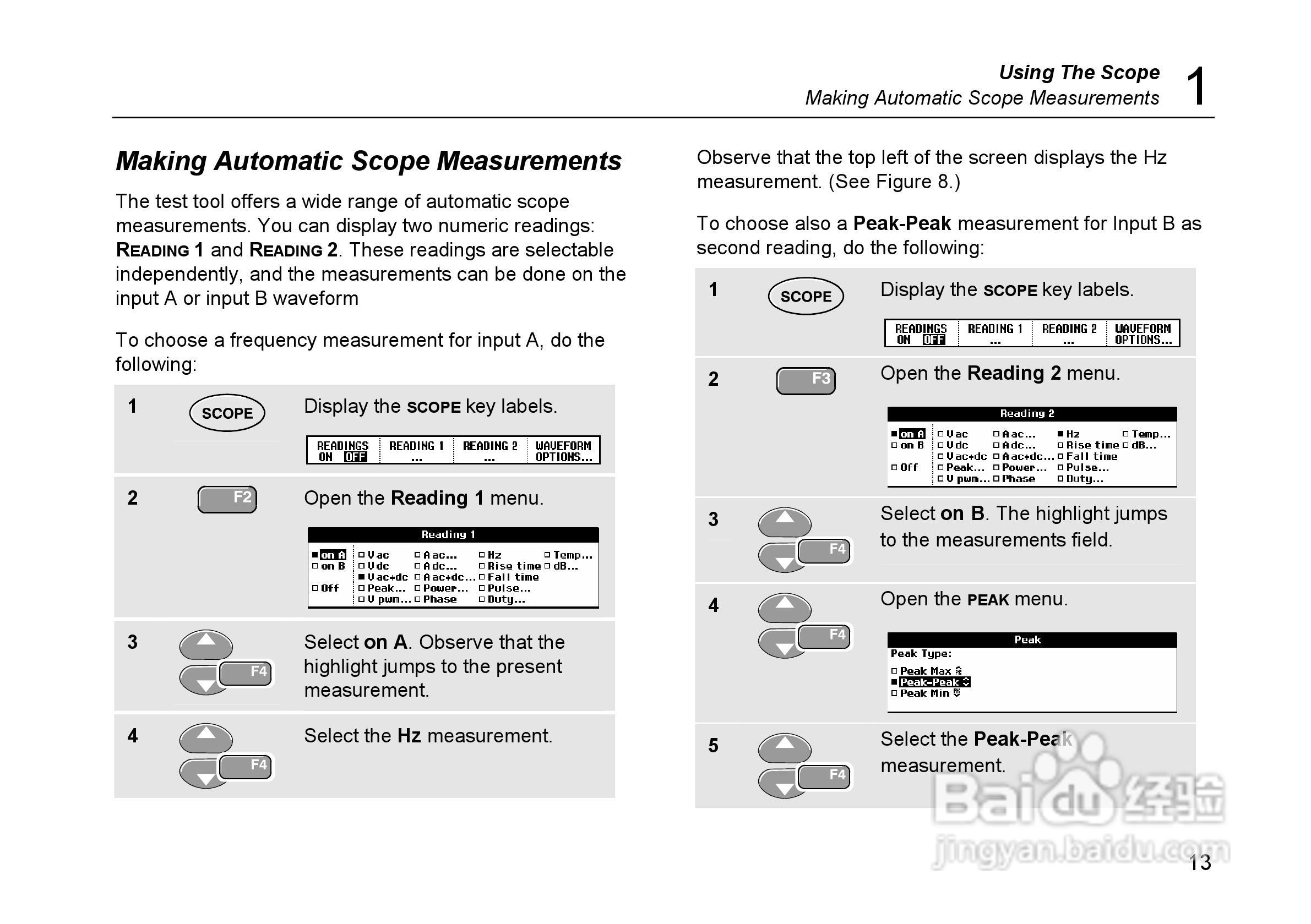 福禄克Fluke 225C彩色示波表使用说明书:[3]
