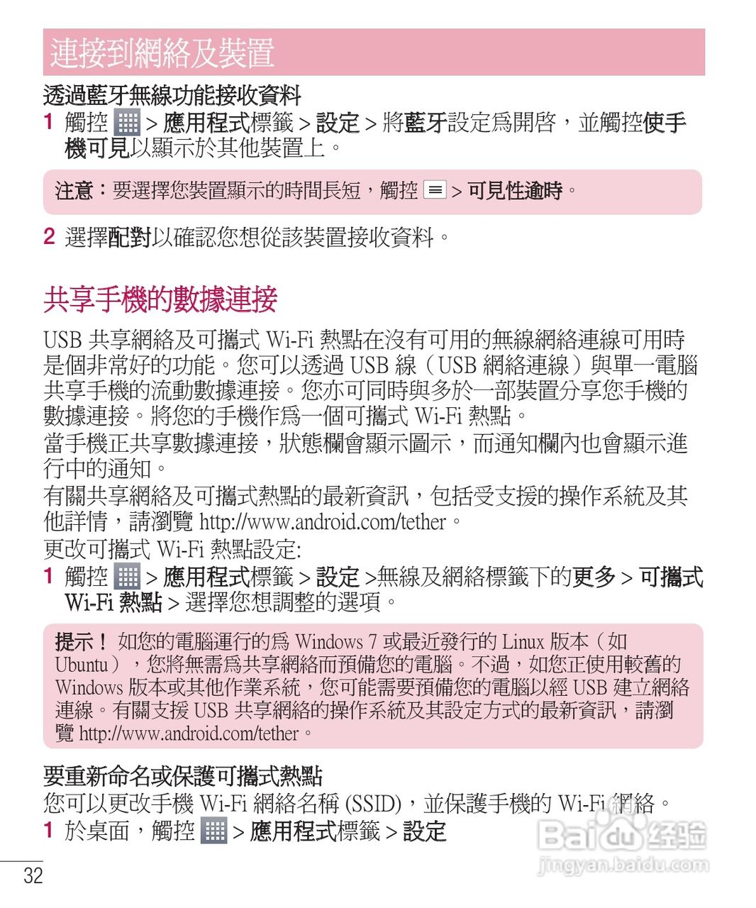 LG E975手机使用说明书:[4]