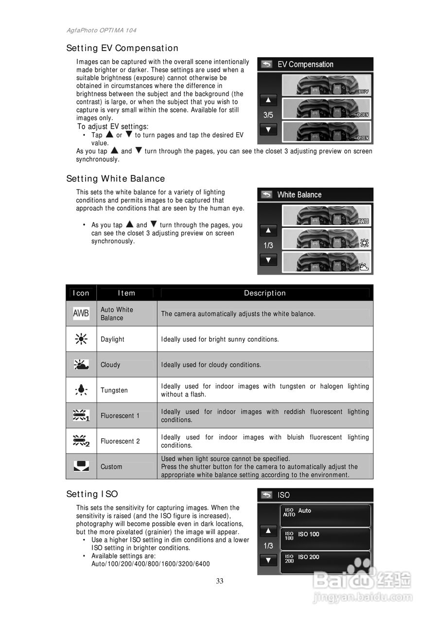 爱克发AgfaPhoto OPTIMA 104数码相机使用说明书:[4]