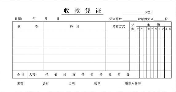 记账凭证通常分为哪三种格式