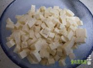 野生荠菜豆腐羹