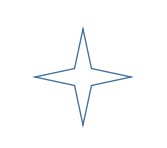 Word怎么让插入的十字星内部没有填充颜色