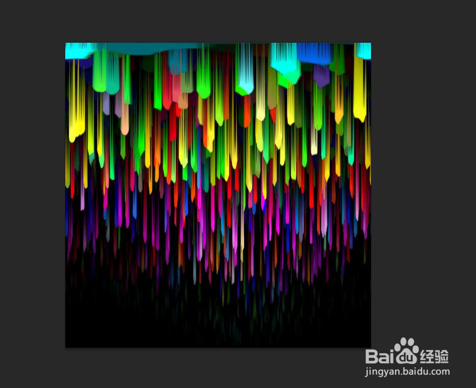 PS通过滤镜制作烟花