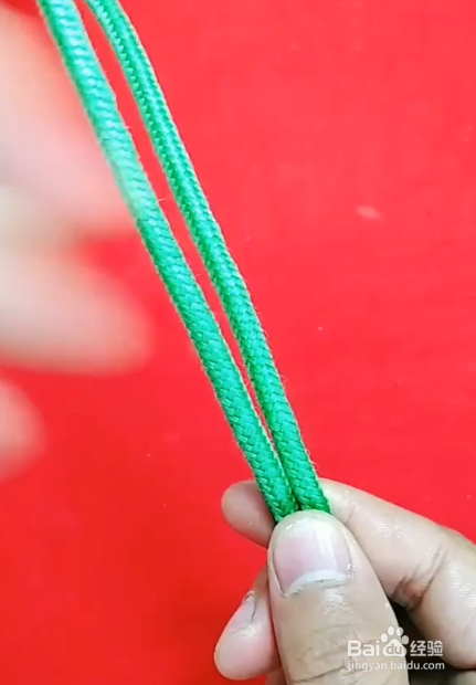 怎样制作十字吊货网结？