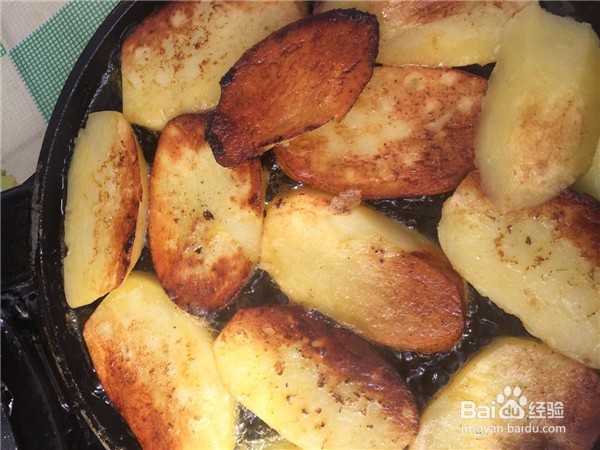 电饼铛香煎土豆片