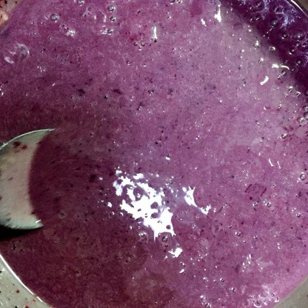 蓝莓渐变冻芝士蛋糕