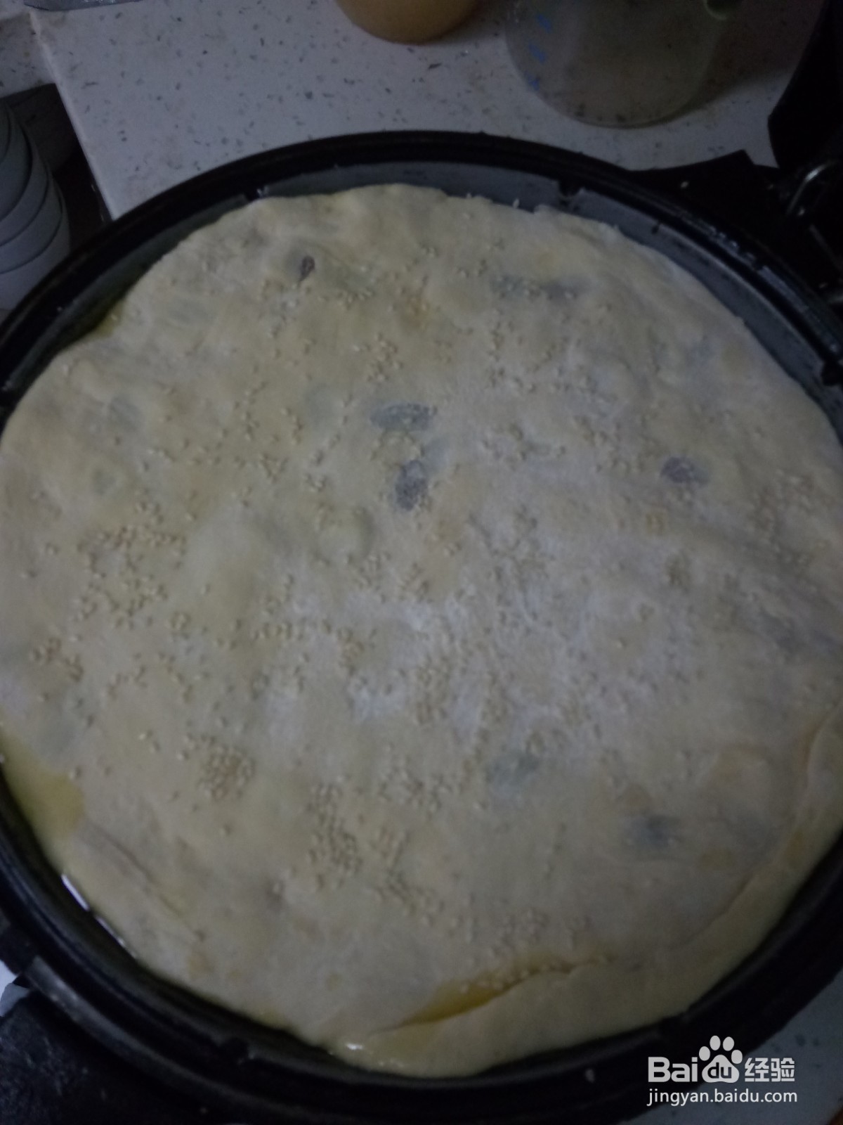 牛奶葡萄干玉米面饼