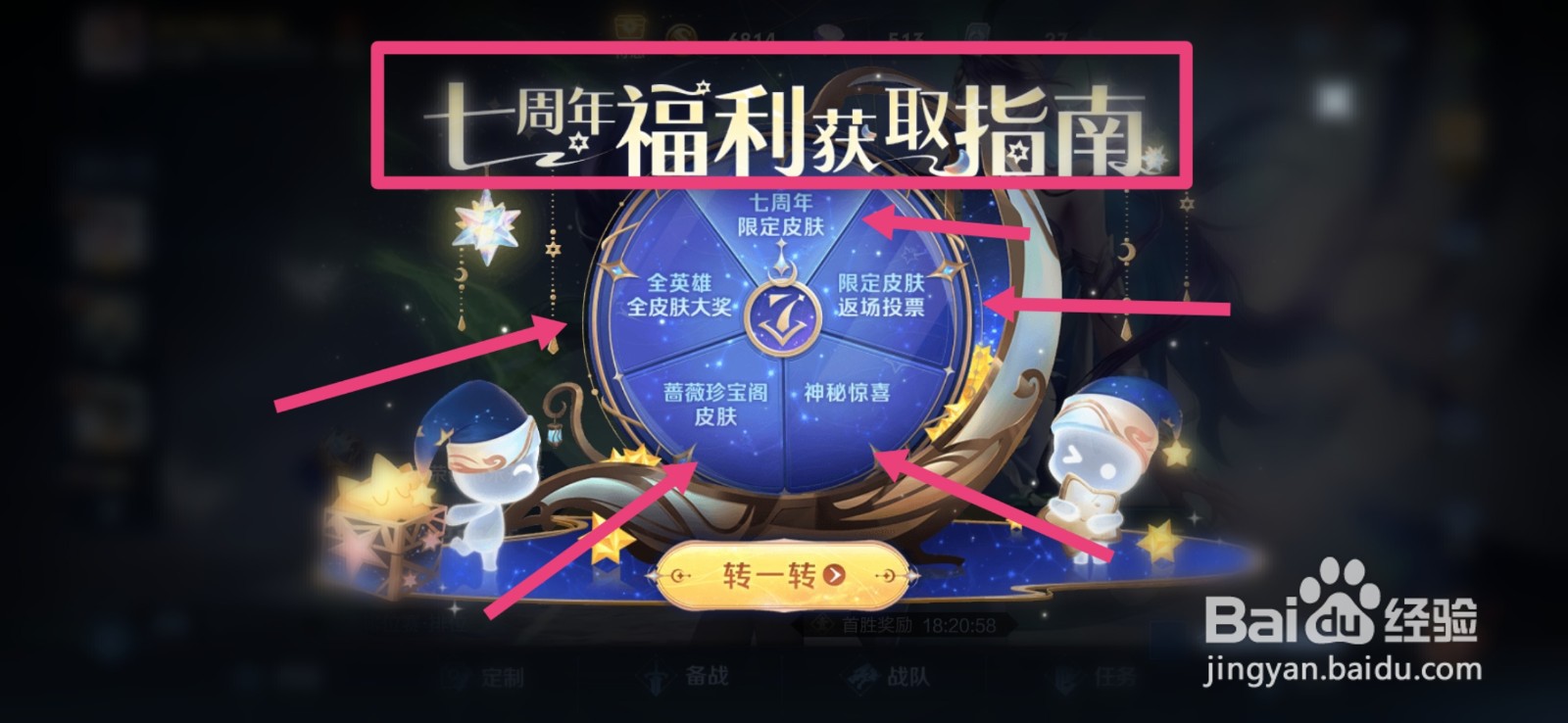 王者荣耀七周年庆有什么福利2022