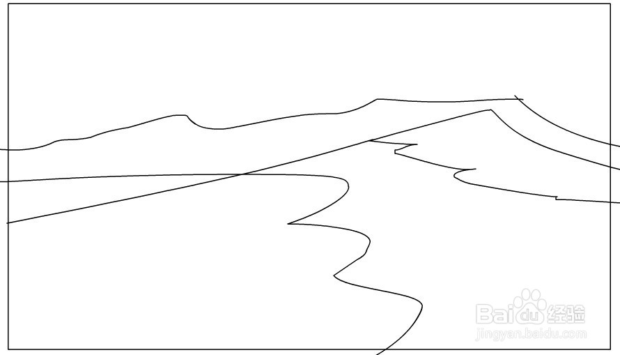 flash绘制炎热沙漠的场景