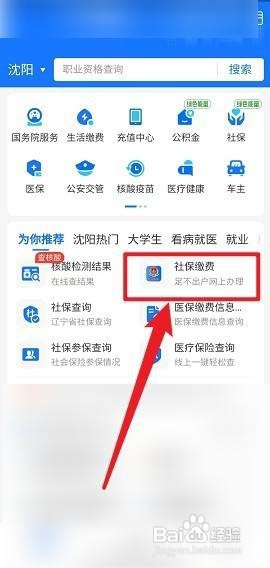 沈阳新农合怎么网上缴费