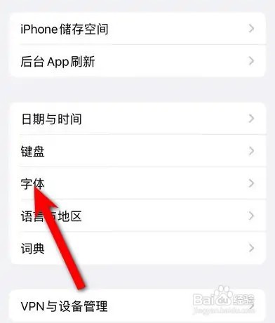 苹果手机怎么放大字体