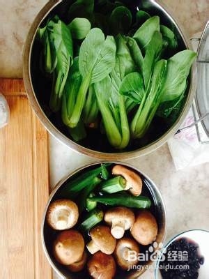 家庭版蚝油香菇小油菜的做法