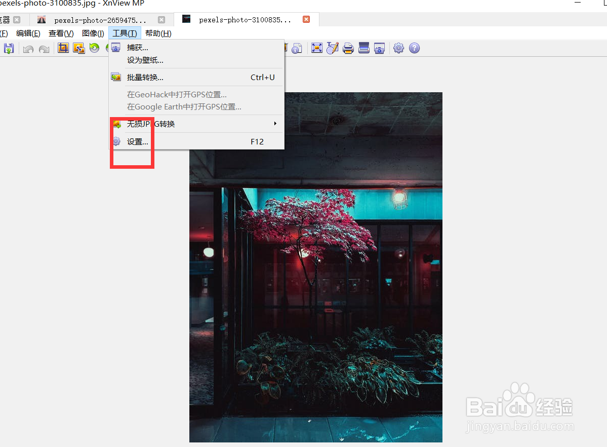 xnview如何启用选择新的文件功能
