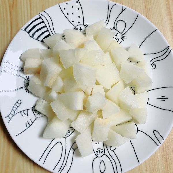 蔓越莓雪梨百合藕粉羹