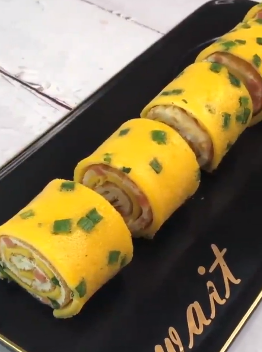 怎样做双色蛋皮卷？