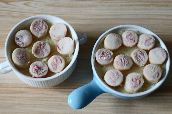 金枪鱼肠焗土豆泥