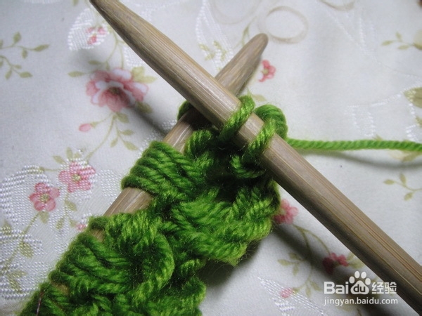 围巾织法——太阳花详细图解