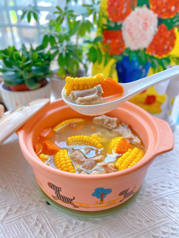 排骨玉米胡萝卜汤