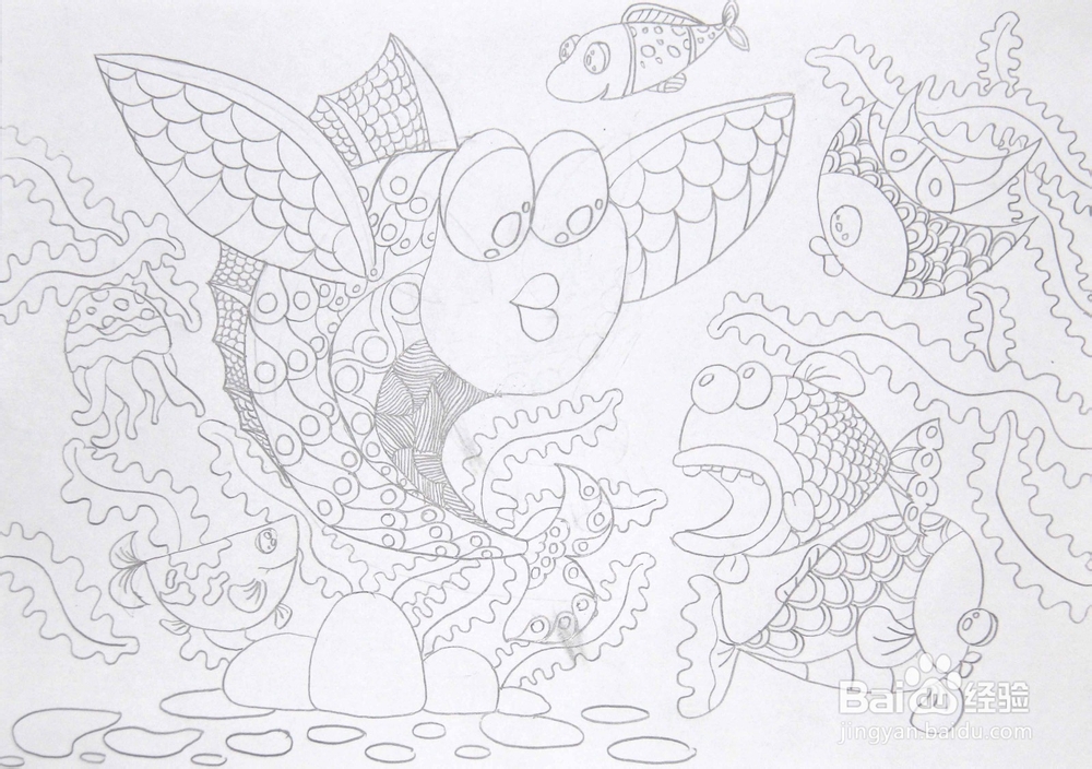 海底展翅飞翔（飞鱼）