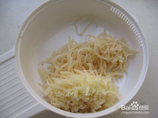 怎么做土豆丝蛋饼