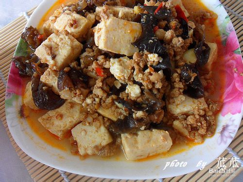 肉末鱼香豆腐