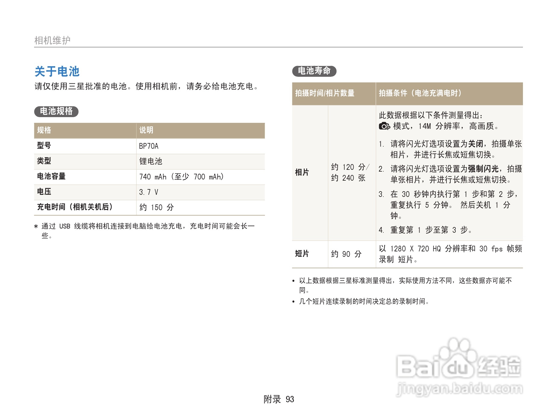 三星ST91数码相机使用说明书:[10]
