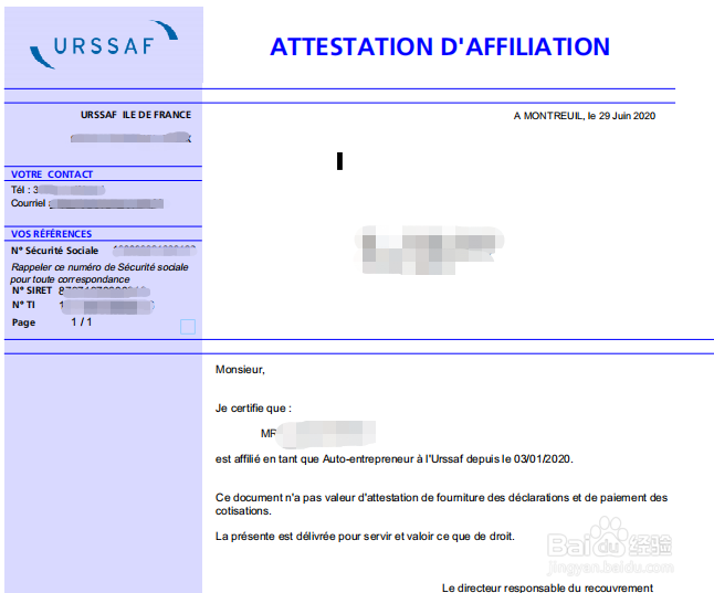 如何在法国申请自由职业者居留签证