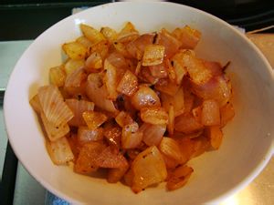 番茄里脊肉焖饭