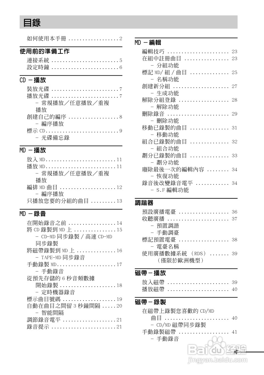 索尼CMT-M333NT迷你组合音响使用说明书:[1]