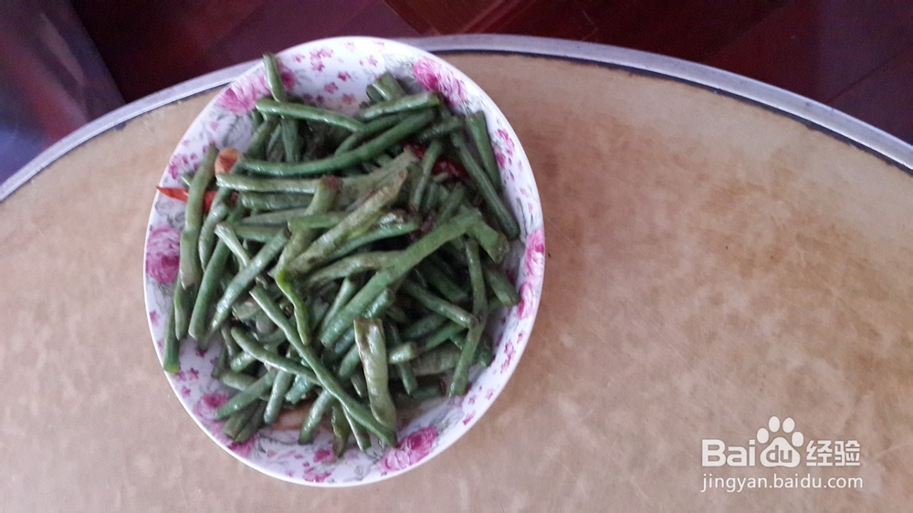 怎样做家常菜之清炒豇豆