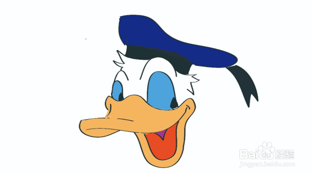 迪士尼唐老鸭简笔画