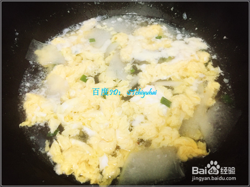 家常汤系冬瓜鸡蛋汤