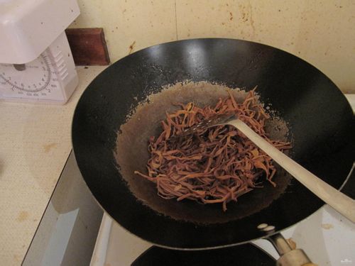 笋干炒肉丝