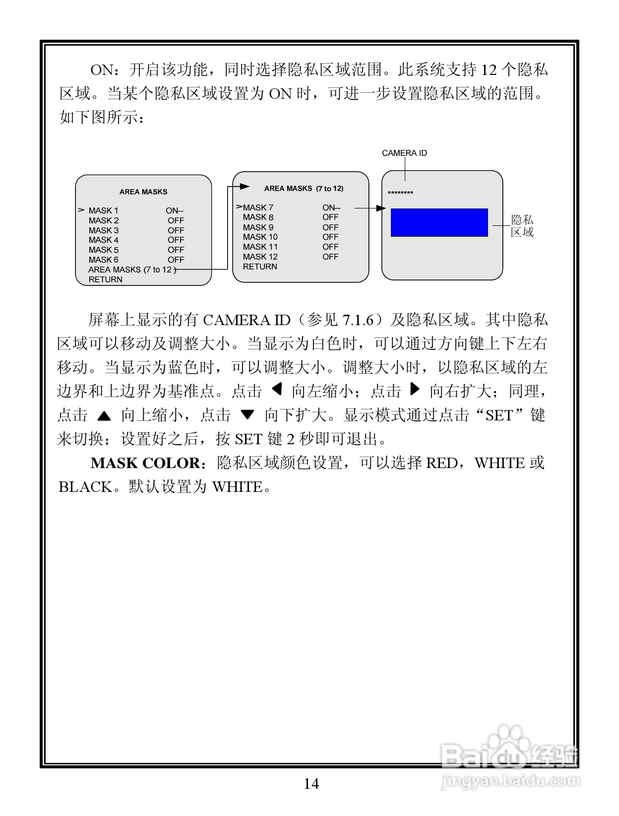 V5103-A3系列宽动态彩色摄像机说明书:[2]