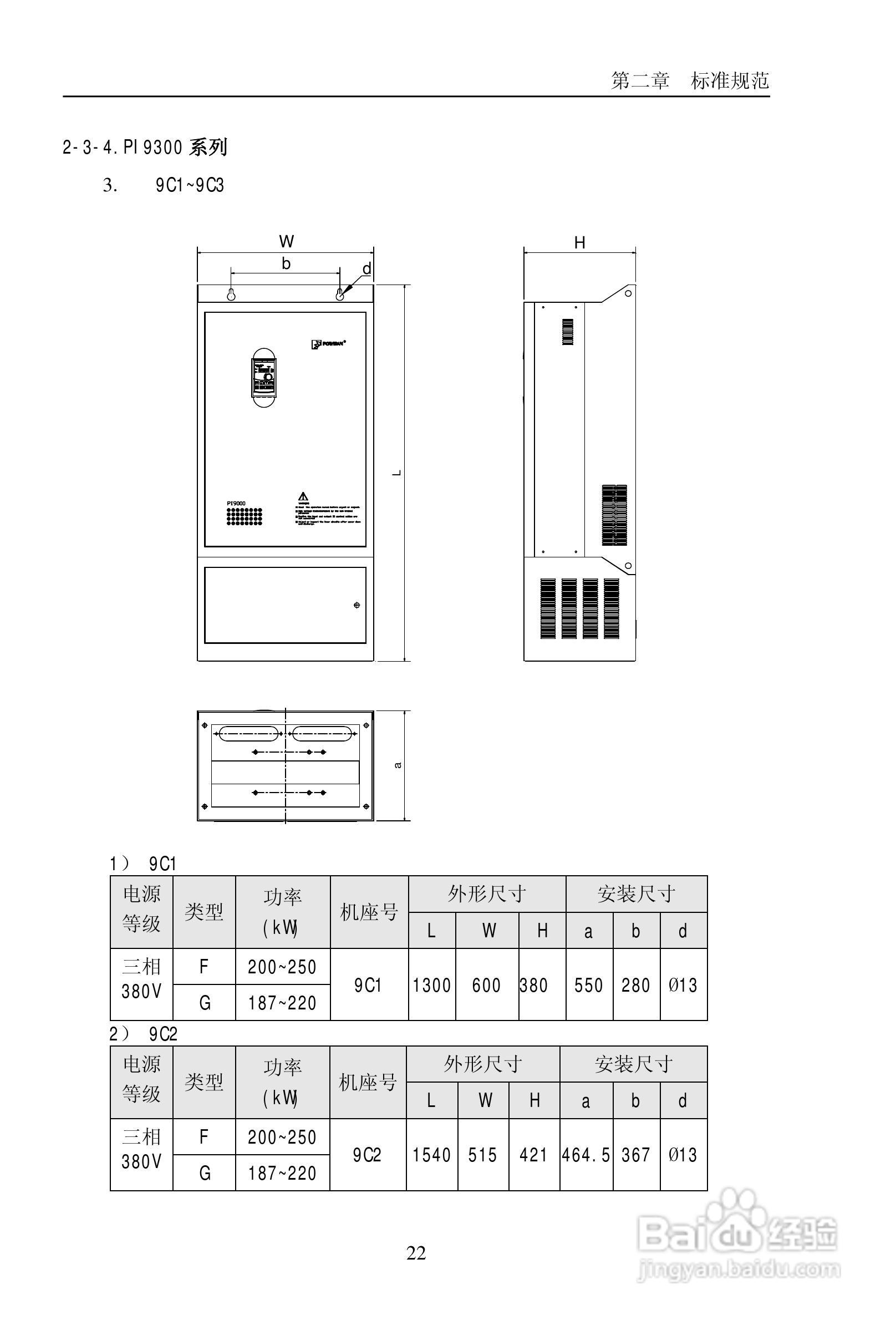 普传PI9200-075G2变频器使用说明书:[3]