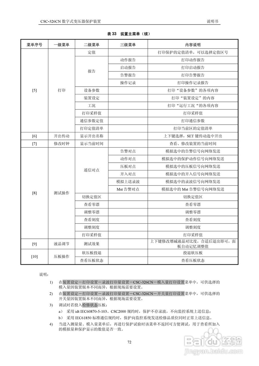 CSC-326CN数字式变压器保护装置说明书:[8]