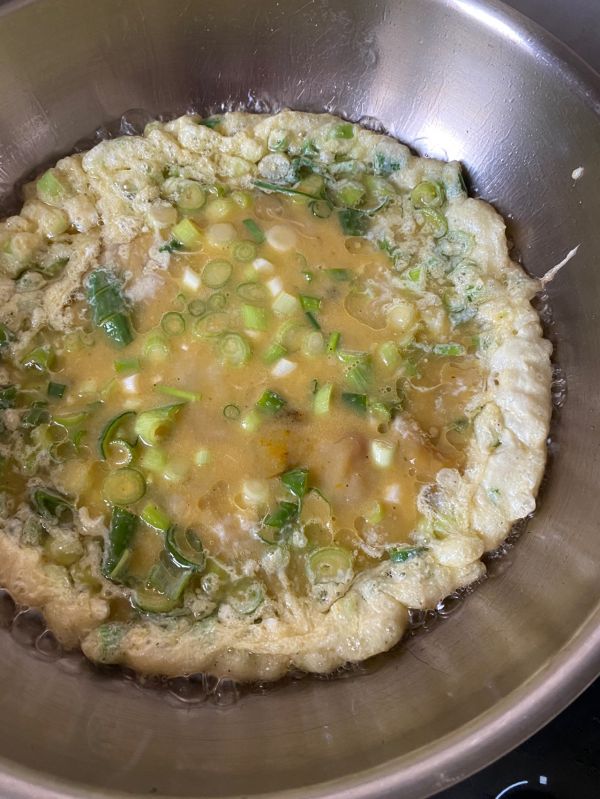 香葱炒鸡蛋鱼籽