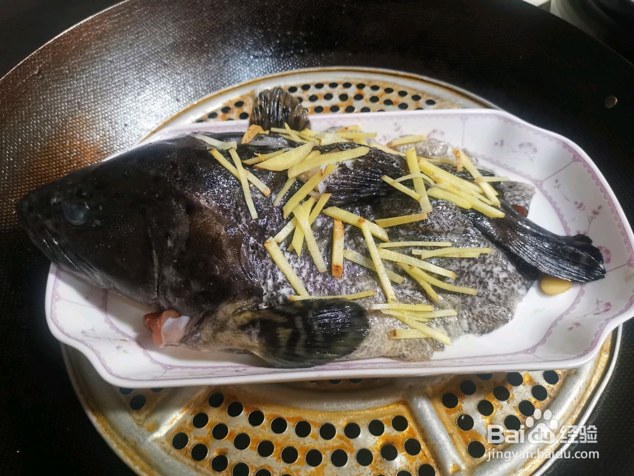 清蒸野生石斑鱼的做法
