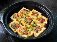 秋季家常菜之砂锅酿豆腐