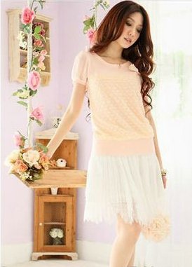 白领OL及膝短裙的搭配