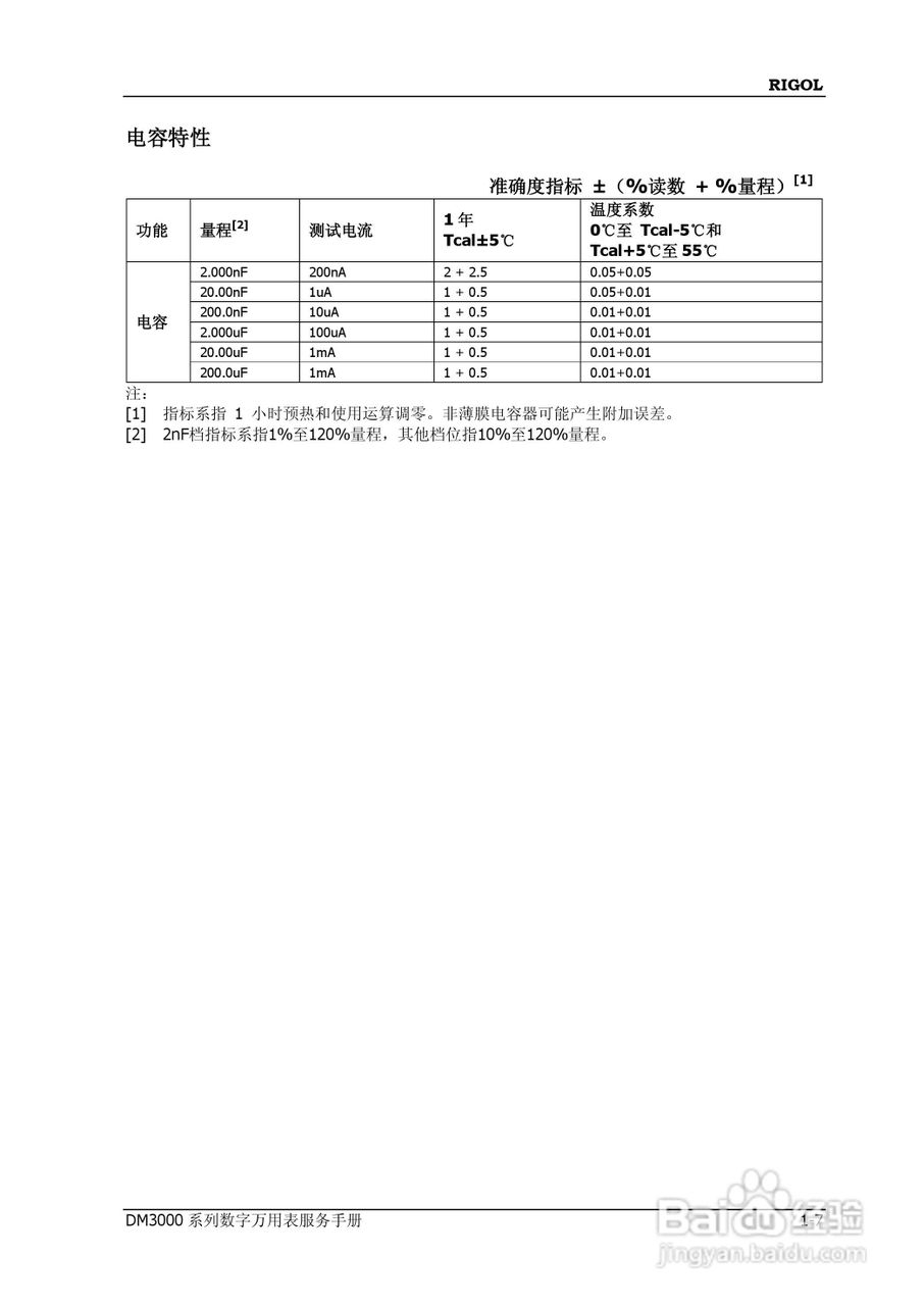 DM305数字万用表使用说明书:[3]